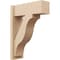 Ekena Millwork 8-in W x 22-in D x 30-in H Funston Block Rough Cedar Woodgrain TimberThane Outlooker, Primed Tan OUTUR080X22X30FST44RCPR - alternate 1
